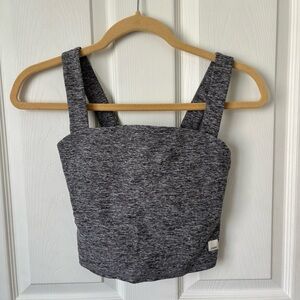 Vuori Gray Women's tank top built in bra